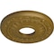 Ekena Millwork Nadia Ceiling Medallion (Fits Canopies up to 4 7/8"), Hnd-Painted Gold, 12 1/8"OD x 3 5/8"ID x 7/8"P CM12NAGLS - alternate 5